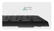 KeySonic KSK-5011ELC (DE) tangentbord Hem USB QWERTZ tyska Svart