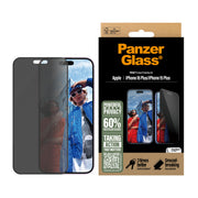 PanzerGlass 2-Way Privacy Screen Protector iPhone 16 Plus