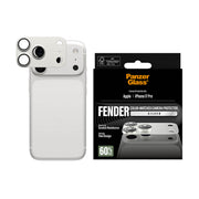 PanzerGlass Fender Camera Protector Silver iPhone 17 Pro Genomskinligt skärmskydd