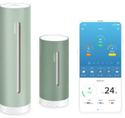 Netatmo NWS-M-EC digital väderstation Mintfärgad AC/Batteri