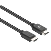Manhattan 356695 HDMI-kabel 10 m HDMI Typ A (standard) Svart