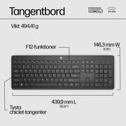 HP 230 trådlöst tangentbord