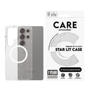 PanzerGlass CARE by Star Lit Case w. White Qi Compatible Samsung Galaxy S25 Ultra