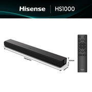 Hisense HS1000 Svart 2.0 kanaler 120 W