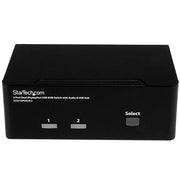 StarTech.com DisplayPort KVM-switch med 2 portar för dubbla skärmar