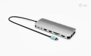 i-tec Metal C31NANOTRIPLEDOCKPD dockningsstationer för bärbara datorer Kabel USB 3.2