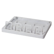 LogiLink NK4034 skydd för elkontakter RJ-45 Vit
