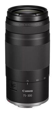 Canon RF 75-300 mm F4-5.6 Cropped frame(APS-C) camera Zoomobjektiv Svart