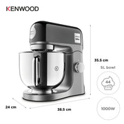 Kenwood kMix Special Edition matberedare 1000 W 5 l Svart