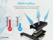 ICY BOX IB-PCI214M2-HSL nätverkskort/adapters Intern M.2