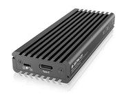 ICY BOX IB-1817MC-C31 SSD-inkapsling Grå M.2