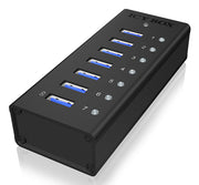 ICY BOX IB-AC618 USB 3.2 Gen 1 (3.1 Gen 1) Type-B 5000 Mbit/s Svart