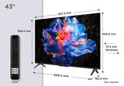 TCL V6C 43V6C TV-apparat - 4K