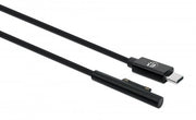 Manhattan 353632 USB-kablar 1,8 m USB C Surface Connect Svart