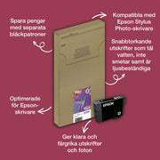 Epson Hummingbird Flerpack EasyMail-förpackning för 6 färger T0807 Claria