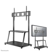 Neomounts NS-M4000BLACK multimediavagnar & ställ Svart Fast golvställ