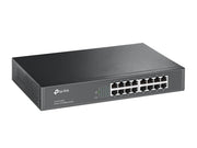 TP-Link TL-SF1016DS Ohanterad Fast Ethernet (10/100) Svart