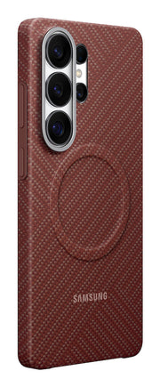 Samsung M3 Carbon Magnet Coralred