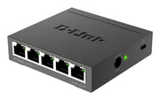 D-Link DGS-105 Ohanterad L2 Gigabit Ethernet (10/100/1000) Svart