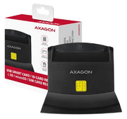 Axagon CRE-SM2 läsare smarta kort inomhus USB 2.0 Svart