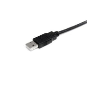 StarTech.com 1.0m USB 2.0 A-A USB-kablar 2 m USB A 0,48 Gbit/s Svart
