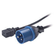 APC C19/IEC309 2.5m Svart 2,4 m C19 coupler