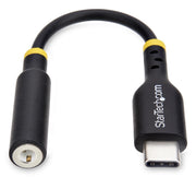 StarTech.com USB-C till 3,5 mm TRRS-ljudadapter för hörlurar/högtalaruttag