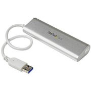 StarTech.com Bärbar USB 3.0-hubb med 4 portar och inbyggd kabel