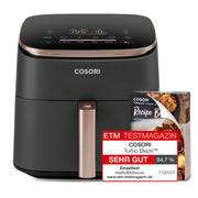 Cosori Turbo Blaze Chef Edition Single 6 l Fristående 1725 W Varmluftsfritös Svart