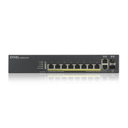 Zyxel GS1920-8HPV2 hanterad Gigabit Ethernet (10/100/1000) Strömförsörjning via