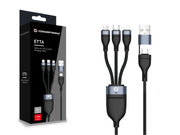 Conceptronic ETTA05B15 USB-kablar USB 2.0 1,5 m USB C USB C/Micro-USB B/Lightning