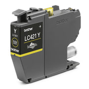 Brother LC-421Y bläckpatroner Original Gul