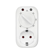 LogiLink ET0012 elektriska tidtagarur Vit Daglig timer