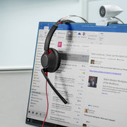 HP Poly Blackwire 5220 Stereo USB-C Headset + 3,5 mm-kontakt + USB-C/A-adapter