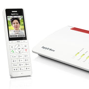 Fon FRITZ! X6 DECT-telefon Namn och uppringnings-ID Vit