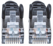 Intellinet 731812 nätverkskablar Svart 10 m Cat6a S/FTP (S-STP)