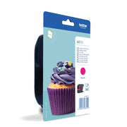Brother LC123MBP bläckpatroner Original Magenta