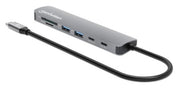 Manhattan 190442 dockningsstationer för bärbara datorer Kabel USB 3.2 Gen 1 (3.1 Gen