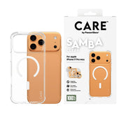 PanzerGlass CARE by Samba Case Transparent w. White MagSafe iPhone 17 Pro Max