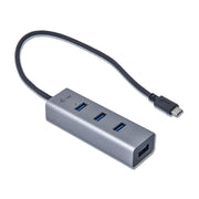 i-tec Metal C31HUBMETAL403 gränssnittshubbar USB 3.2 Gen 1 (3.1 Gen 1) Type-C 5000