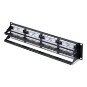 StarTech.com 48-portars 2U-rackmonterad Cat6-patchpanel