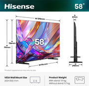 Hisense 58E7S - 4K
