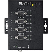 StarTech.com Industriell USB till RS-232/422/485 seriell adapter med 4 portar