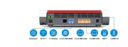 Box 5690 trådlös router 2.5 Gigabit Ethernet Dual-band (2,4 GHz / 5 GHz) Röd