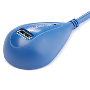 StarTech.com 1,5 m SuperSpeed USB 3.0-förlängningskabel till skrivbordet