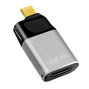 LogiLink CUA0203 kabelomvandlare (hane/hona) USB Type-C HDMI Type A (Standard) Svart
