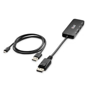 CLUB3D CSV-7330 dockningsstationer för bärbara datorer DisplayPort Svart