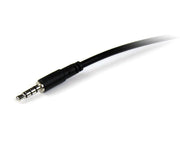 StarTech.com 1m 3.5mm/3.5mm ljudkabel 3,5mm Svart