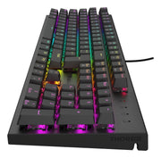 GENESIS Thor 303 tangentbord Spela USB QWERTZ tyska Svart