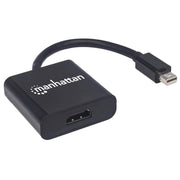 Manhattan 152570 videokabeladapter Mini DisplayPort HDMI Typ A (standard) Svart